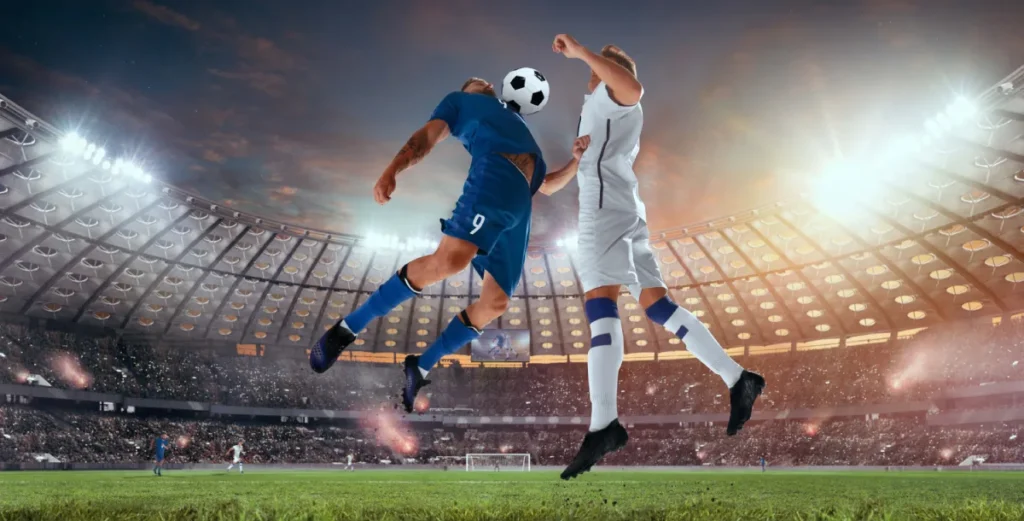 soccer players action professional stadium - Home